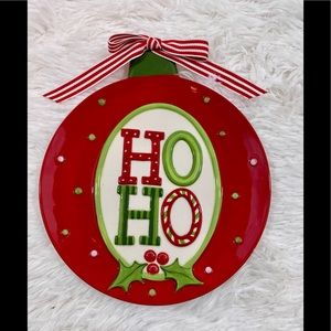 Burton + Burton Santa Says Ho Ho Platter Candy Dish